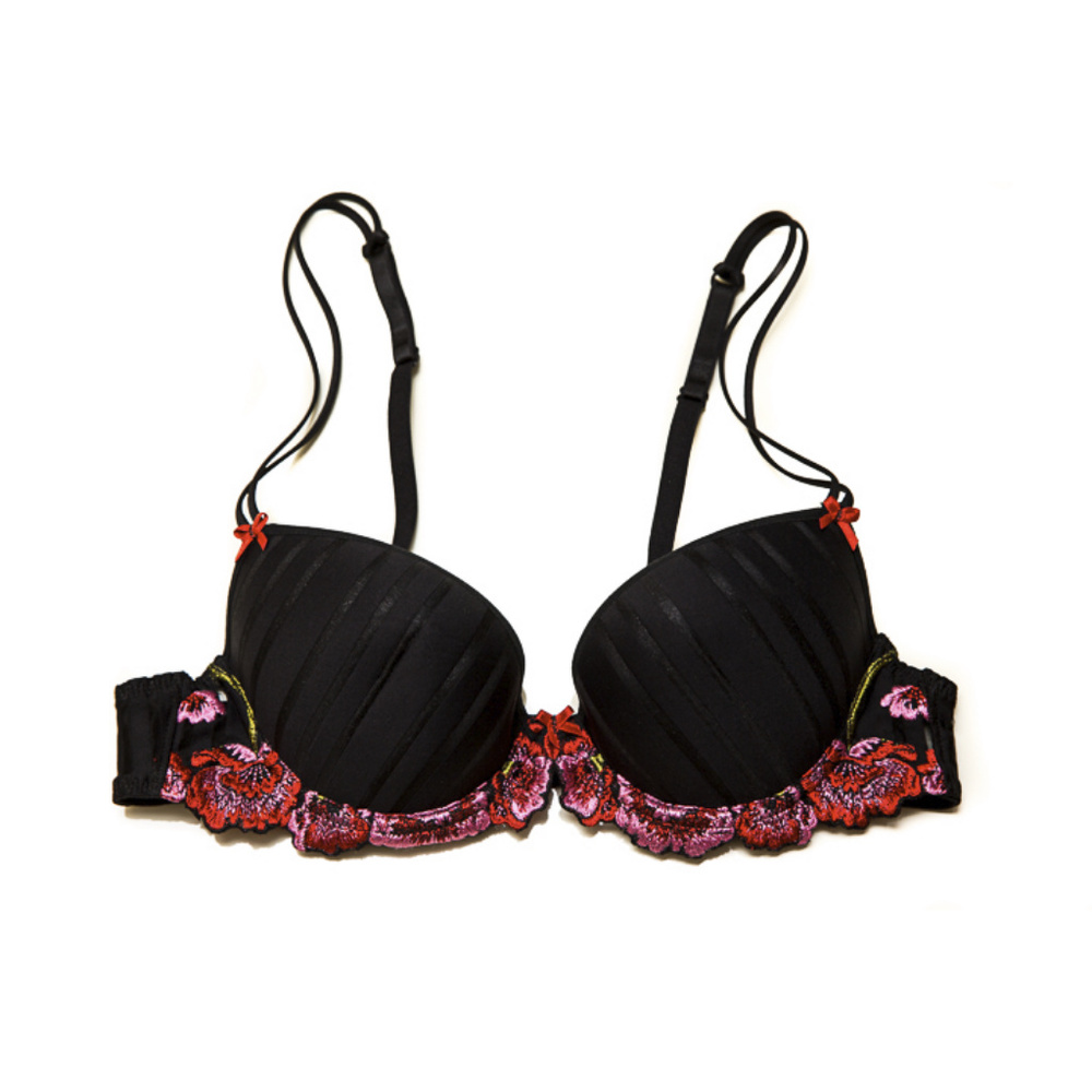 SEXY LINGERIE, BLACK/RED/PINK, TWO-PIECE SET